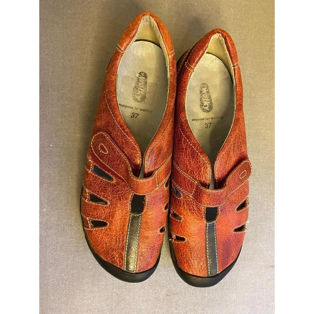 Wolky Walking Shoes Women 37 US 6 Mary Jane Leather Flats SKU4